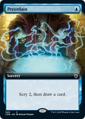Preordain (Extended Art) [Commander Legends] | Tabernacle Games