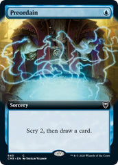 Preordain (Extended Art) [Commander Legends] | Tabernacle Games