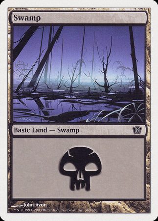 Swamp (340) [Eighth Edition] | Tabernacle Games