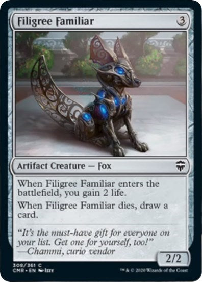 Filigree Familiar [Commander Legends] | Tabernacle Games