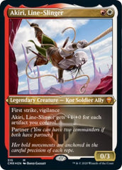 Akiri, Line-Slinger (Foil Etched) [Commander Legends] | Tabernacle Games