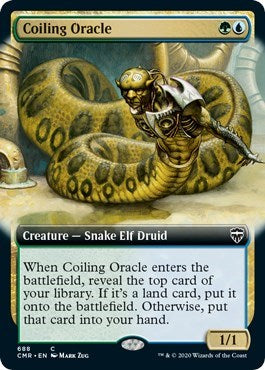 Coiling Oracle (Extended Art) [Commander Legends] | Tabernacle Games