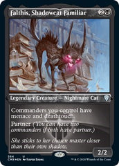 Falthis, Shadowcat Familiar (Foil Etched) [Commander Legends] | Tabernacle Games