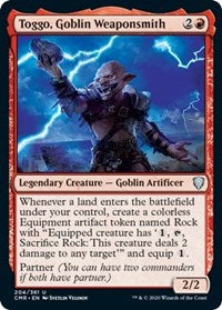 Toggo, Goblin Weaponsmith [Commander Legends] | Tabernacle Games