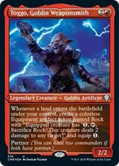 Toggo, Goblin Weaponsmith (Foil Etched) [Commander Legends] | Tabernacle Games