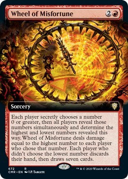 Wheel of Misfortune (Extended Art) [Commander Legends] | Tabernacle Games