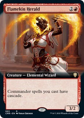 Flamekin Herald (Extended Art) [Commander Legends] | Tabernacle Games