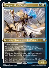 Kangee, Sky Warden (Foil Etched) [Commander Legends] | Tabernacle Games