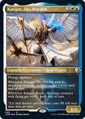 Kangee, Sky Warden (Foil Etched) [Commander Legends] | Tabernacle Games