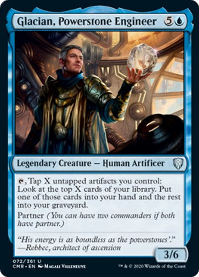 Glacian, Powerstone Engineer [Commander Legends] | Tabernacle Games