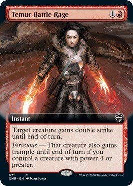 Temur Battle Rage (Extended Art) [Commander Legends] | Tabernacle Games