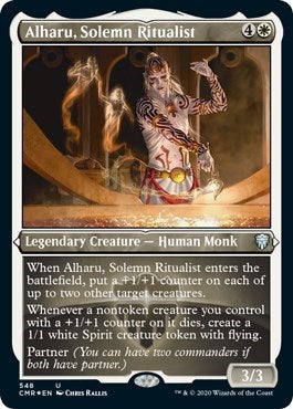 Alharu, Solemn Ritualist (Foil Etched) [Commander Legends] | Tabernacle Games