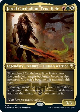 Jared Carthalion, True Heir (Foil Etched) [Commander Legends] | Tabernacle Games