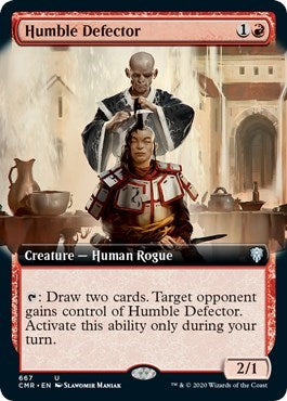 Humble Defector (Extended Art) [Commander Legends] | Tabernacle Games