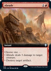 Abrade (Extended Art) [Commander Legends] | Tabernacle Games