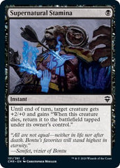 Supernatural Stamina [Commander Legends] | Tabernacle Games