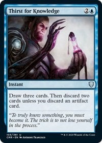 Thirst for Knowledge [Commander Legends] | Tabernacle Games