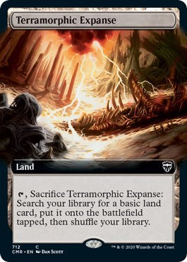Terramorphic Expanse (Extended Art) [Commander Legends] | Tabernacle Games