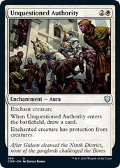 Unquestioned Authority [Commander Legends] | Tabernacle Games