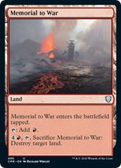Memorial to War [Commander Legends] | Tabernacle Games