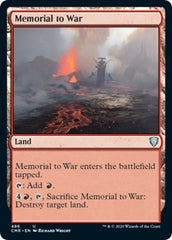 Memorial to War [Commander Legends] | Tabernacle Games