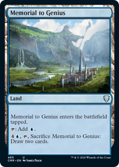 Memorial to Genius [Commander Legends] | Tabernacle Games