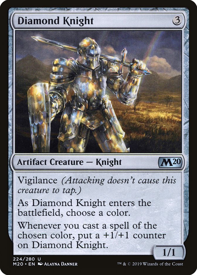 Diamond Knight [Core Set 2020] | Tabernacle Games