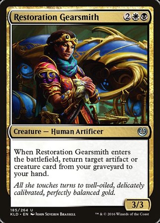 Restoration Gearsmith [Kaladesh] | Tabernacle Games