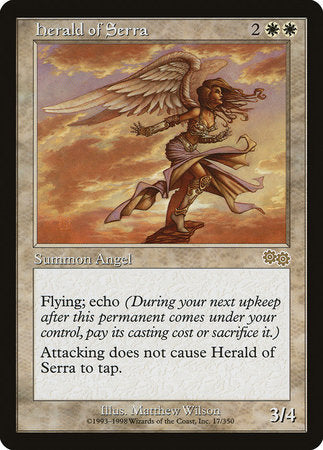 Herald of Serra [Urza's Saga] | Tabernacle Games
