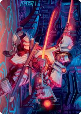 Isshin, Two Heavens as One 1 Art Card [Kamigawa: Neon Dynasty Art Series] | Tabernacle Games