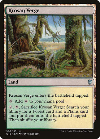 Krosan Verge [Commander 2016] | Tabernacle Games