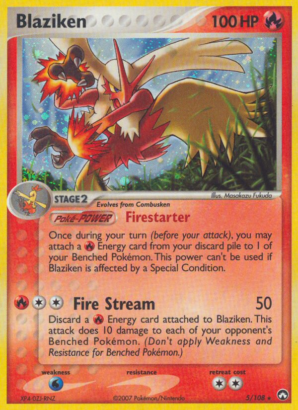 Blaziken (5/108) [EX: Power Keepers] | Tabernacle Games