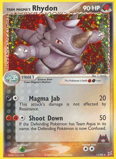 Team Magma's Rhydon (11/95) [EX: Team Magma vs Team Aqua] | Tabernacle Games