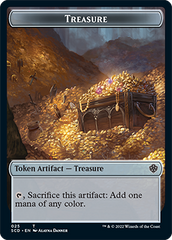 Treasure // Treasure Double-Sided Token [Starter Commander Decks] | Tabernacle Games