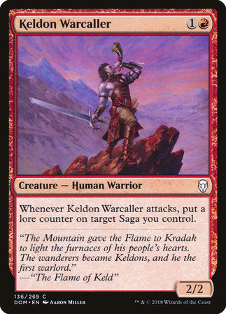 Keldon Warcaller [Dominaria] | Tabernacle Games
