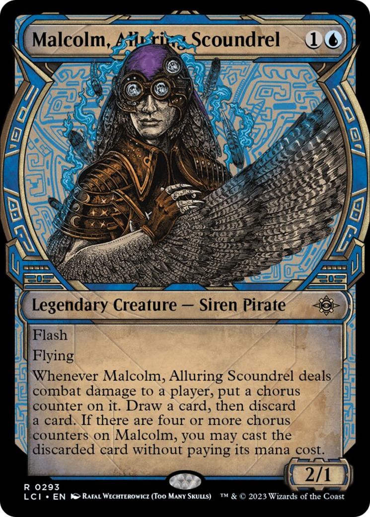 Malcolm, Alluring Scoundrel (Showcase) [The Lost Caverns of Ixalan] | Tabernacle Games
