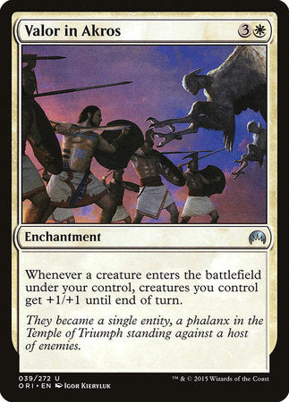 Valor in Akros [Magic Origins] | Tabernacle Games