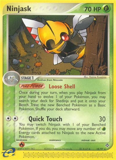Ninjask (18/97) [EX: Dragon] | Tabernacle Games
