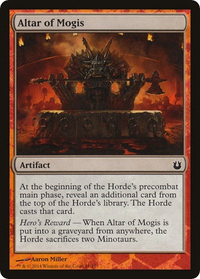 Altar of Mogis [Hero's Path Promos] | Tabernacle Games