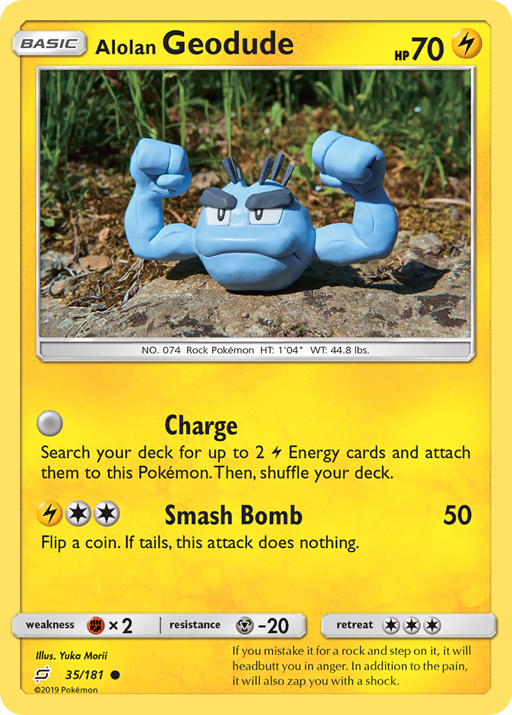 Alolan Geodude (35/181) [Sun & Moon: Team Up] | Tabernacle Games