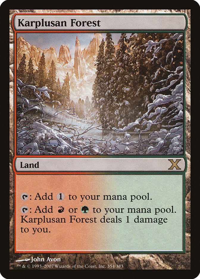 Karplusan Forest [Tenth Edition] | Tabernacle Games