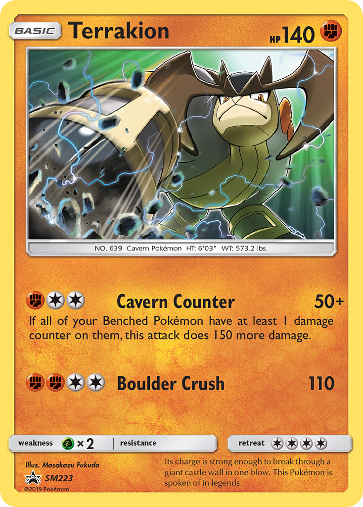 Terrakion (SM223) [Sun & Moon: Black Star Promos] | Tabernacle Games