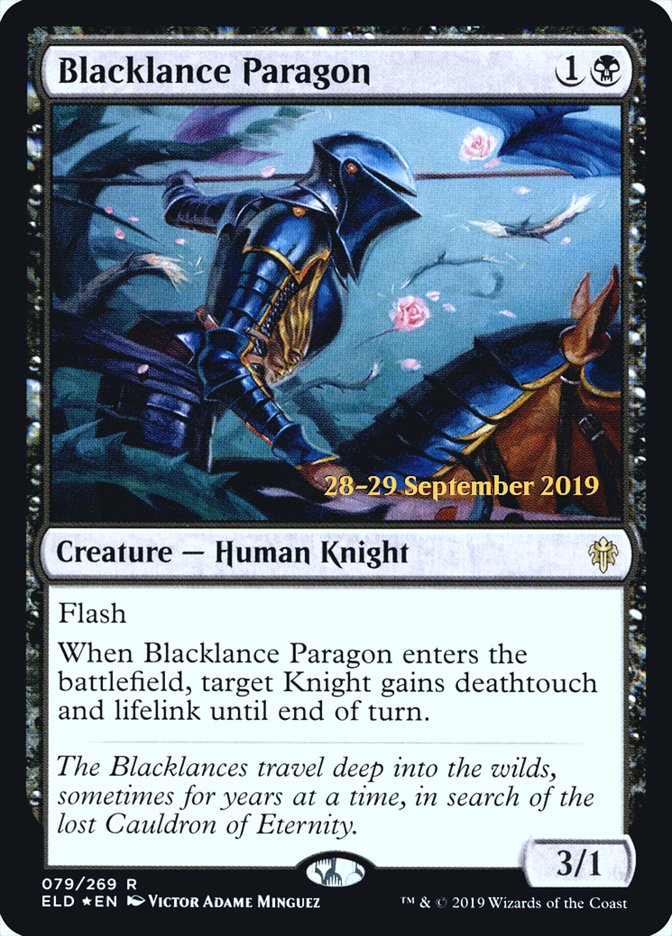Blacklance Paragon  [Throne of Eldraine Prerelease Promos] | Tabernacle Games