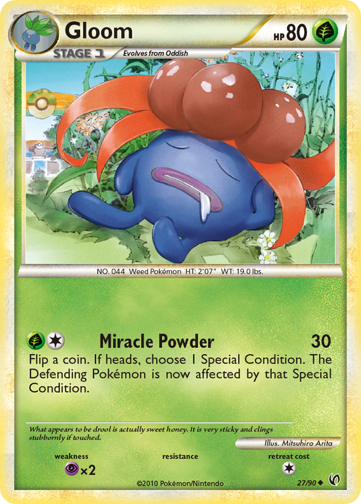 Gloom (27/90) [HeartGold & SoulSilver: Undaunted] | Tabernacle Games