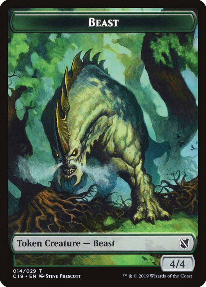 Beast (014/029) [Commander 2019 Tokens] | Tabernacle Games