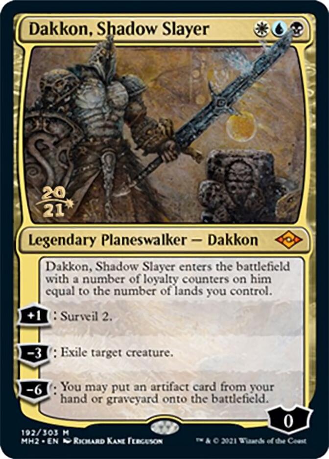Dakkon, Shadow Slayer [Modern Horizons 2 Prerelease Promos] | Tabernacle Games