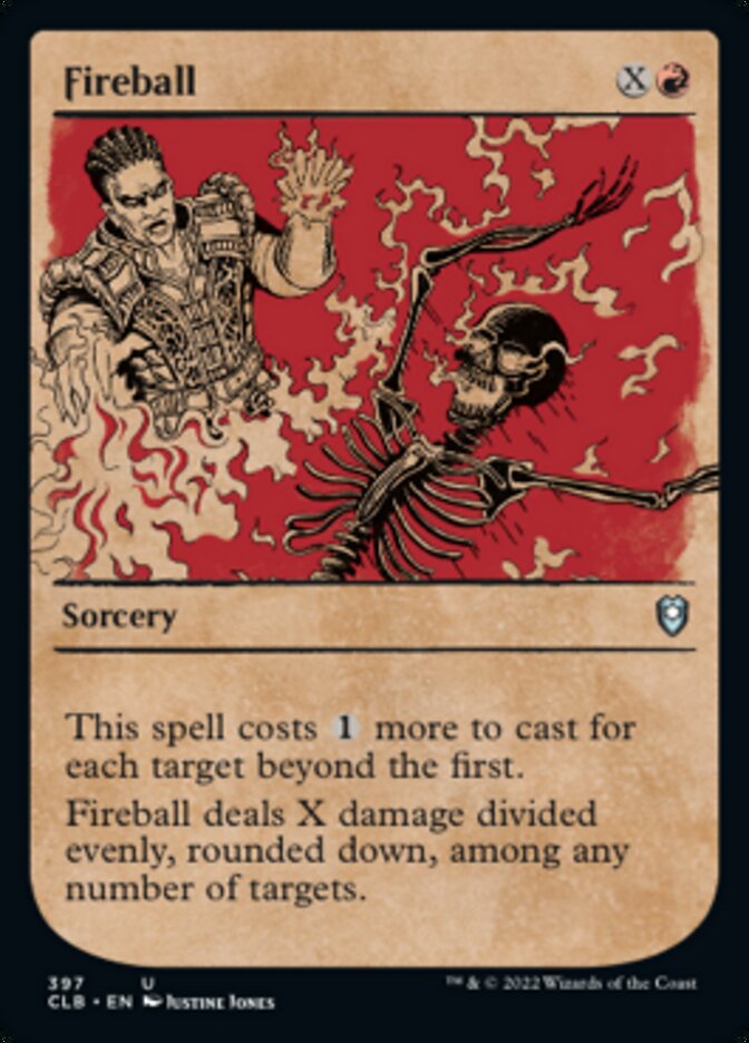 Fireball (Showcase) [Commander Legends: Battle for Baldur's Gate] | Tabernacle Games