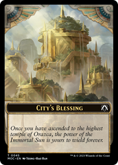 Butterfly // City's Blessing Double-Sided Token [March of the Machine Commander Tokens] | Tabernacle Games