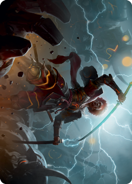 Raiyuu, Storm's Edge Art Card [Kamigawa: Neon Dynasty Art Series] | Tabernacle Games
