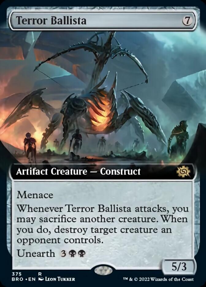 Terror Ballista (Extended Art) [The Brothers' War] | Tabernacle Games